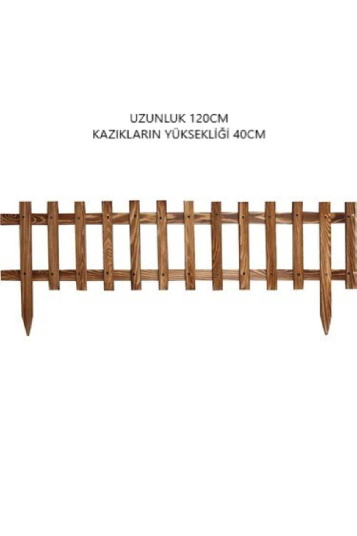 pinoxi Ahşap Bahçe Çit Sınır Çit Bordür